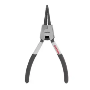 Crown Professional Crown External Circlip Pliers Straight Nose 7‑Inch (160 mm) Heavy Duty Steel CPHPL‑ESA07