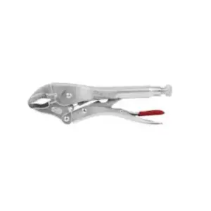 Crown Professional Crown Locking Grip Pliers Curved Round Jaws 5‑Inch (125 mm) Heavy Duty Steel CPHPL‑GRA05