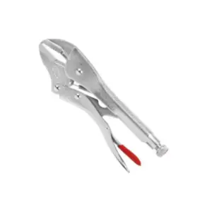 Crown Professional Crown Locking Grip Pliers Straight Jaws 10‑Inch (250 mm) Heavy Duty Steel CPHPL‑GSA10