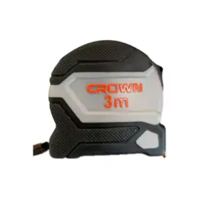 Crown Professional Crown Measuring Steel Tape 3m × 16mm Pocket Clip Compact Grip CPHMT‑AM0316
