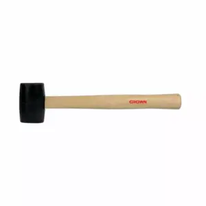 Crown Professional Crown Rubber Mallet White Head Wooden Handle 160z CPHHR‑WHB16