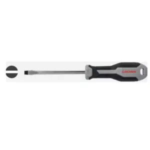 Crown Professional Crown Slotted Screwdriver Magnetic Tip Chrome Vanadium Steel 5x75mm CPHDS‑AS0507