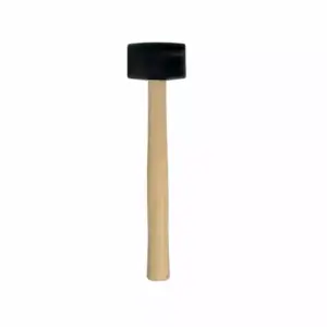 Crown Professional Crown Rubber Mallet Wooden Handle 45 mm Head 6 pcs CPHHR‑WHB08