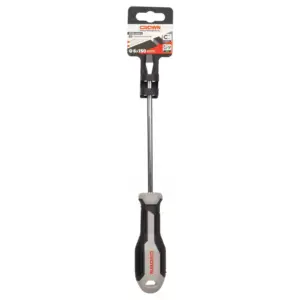 Crown Professional Crown Slotted Flat Screwdriver Cr‑V Steel Bi‑Material Handle CPHDS‑AS0615