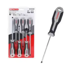 Crown Professional Crown Screwdriver Set 6‑in‑1 Multi‑Function CPHDK‑AXA6