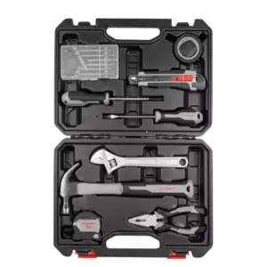 Crown Professional Household Hand Tool Set 14 pcs Circular Case CPH‑TS‑BXA14