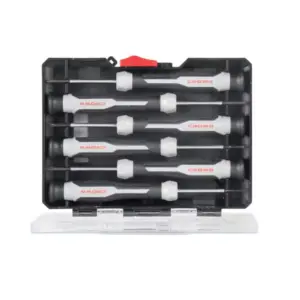 Crown Professional Crown Watchmaker Screwdriver Set 6 pcs Precision Tools Durable Steel CPHDP‑AXB6