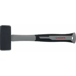 Crown Professional Crown Stoning Hammer Steel Head Fiberglass Handle 1000 g CPHHL‑FHA100