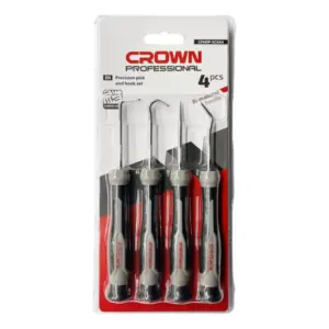 Crown Professional Crown Universal Tool Set 4‑in‑1 Compact Durable Steel CPHDP‑SCXA4