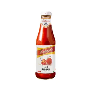 Dabaga's Hot Pilipili Glass 325gm Bottle Pack of 12pcs