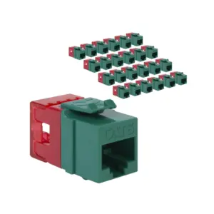 D-Link 24 Port Cat6 Unshielded Fully Loaded Punch Down Patch Panel - Keystone Type -1U NPP-C61BLK241