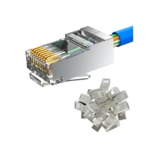 D-Link Cat6 UTP Modular Plugs - Transparent Colour with Engraved (100 Pcs/Bag) NPG-C61TRA501-100