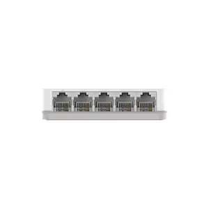 D-Link Ethernet Switch 5-Port 10/100 Mbps Unmanaged Desktop Standalone Switch, High-speed Fast Ethernet Ports, Energy Saving, Compact Design, Silent Operation DES-1005C