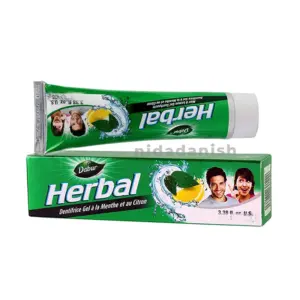 Dabur Herbal Toothpaste 150g No Brush Green Gel