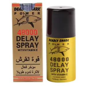 Faith Deadly Shark Power 48000 Delay Spray For Men  With Vitamin E 40ml