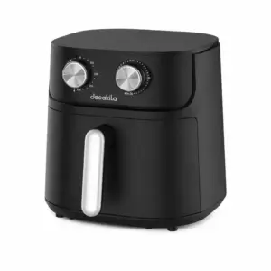 Decakila Airfryer 5.5l Digital 1500w Keec101b 60 mins timer single pot with nonstick coat adjustable temperature automatic shut off
