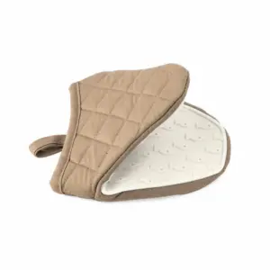 Decakila Silicone FDA Oven Mitts Thickened Oven Gloves 500°F / 250°C Heat Resistance Linen Thermal Insulation Silicone Oven Mitts Thick for Safe Cooking, Baking KMTT054R