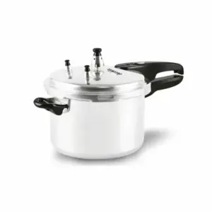 Decakila Pressure Cooker 5.5l Outer Lid Aluminium Ergonomic Bakelite Handle Kmer018m