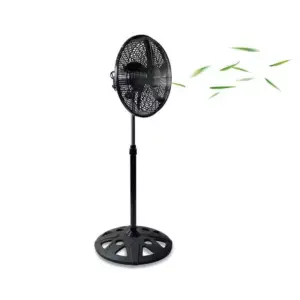 Decakila Stand Fan 18 inch Industrial Fan 5 Blades 60w Kefc009b 5.8 wind speed adjustable height plastic grill 220 voltage 50hz