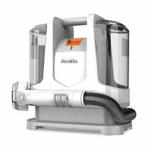 Decakila Vacuum Steam Cleaner 400W Domestic 1.1L Portable Spot Cleaner Machine with Deep Cleaning Upholstery Sprayer for Couch Stain Removal, Carpet Cleaner for Home and Office CEVC006W