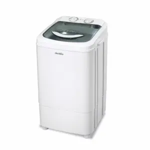 Decakila Washing Machine 7kg Wash Top Load, Single Tub Capacity Wash Timer Wash Drain Selector Lint Filter KEDM004W