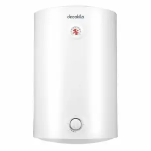 Decakila Water Heater 100l Electric with Storage Vertical Installation 1500w Kewh010w spcc metal body 316l heating element multifunctional safety valve longer life tank
