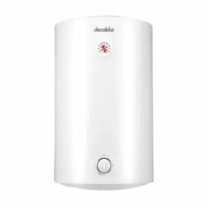 Decakila Water Heater 80l Electric with Storage Vertical Installation 1500w Kewh009w spcc metal body 316l heating element multifunctional safety valve longer life tank