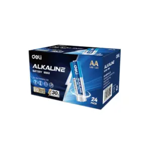 Deli Stationery Deli Alkaline Battery AA Mercury-free Alkaline (Pack of 4) E18503