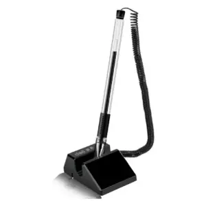 Deli Stationery Deli Desk Pen Stand Bullet Tip 0.5mm, Black, Pack of 3 E6791