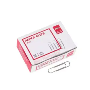 Deli Stationery Deli Paper Clips 33mm E39712 Pack of 100