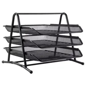 Deli Stationery Deli Mesh File Tray 3-Tier E9181