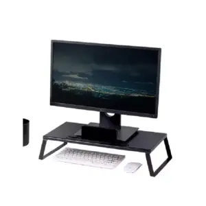 Deli Stationery Deli Foldable Desk 55×24×11.5cm, Space Saving, Black 90002