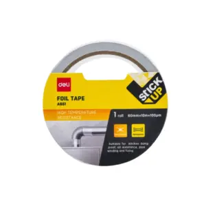 Deli Stationery Deli Foil Tape 60mm*10m*100μm, Aluminum 30530