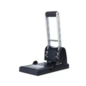 Deli Stationery Deli Heavy Duty Punch Machine Capacity 100 Sheets, Hole Distance 80mm, Hole Diameter 6mm E0130
