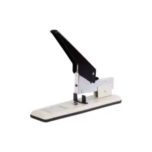Deli Stationery Deli Heavy Duty Stapler 210 Sheets Anti-skid Base and 20,000 Cycle Lifetime, SPCC Metal Structure and Handle Fully Adjustable Paper Guide Grey E0393