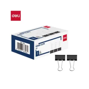 Deli Stationery Deli Effortless Binder Clip 32mm Z63