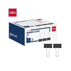 Deli Stationery Deli Effortless Binder Clip 51mm Z61