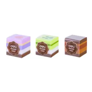 Deli Stationery Deli Eraser Cake Design 3pcs EH302