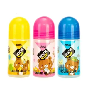 Deli Stationery Deli Liquid Glue 35ml, Solvent Free Non-Toxic, Pack of 12 E7301A
