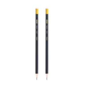 Deli Stationery Deli HB Graphite Pencil with Eraser Pack of 12 EU20000