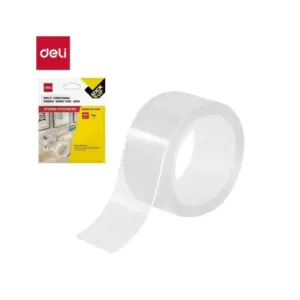 Deli Stationery Deli Multifunctional Transparent Nanotape 1mm x 24mm x 1m A503