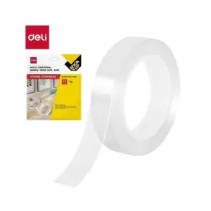 Deli Stationery Deli Multifunctional Transparent Nanotape 1mm x 24mm x 5m A505