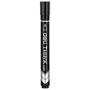 Deli Stationery Deli Permanent Marker Bullet Tip 1.5mm (Pack of 6)