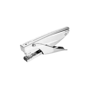 Deli Stationery Deli Plier Stapler 25 Sheets Made of SPCC Metal Structure, Spring Strip, Low Staple Indicator Silver E0346S