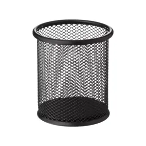 Deli Stationery Deli Pen Holder Mesh Steel 98mm E9153