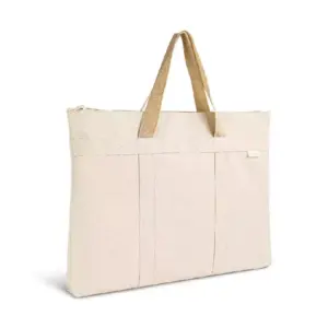 Deli Stationery Deli Office Briefcase, Elegant Two-Tone Design, Black/Cream E63788
