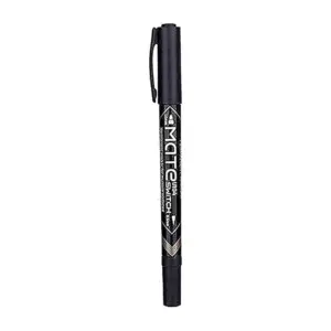 Deli Stationery Deli Permanent Marker Bullet Tip 1.0mm (Pack of 3)