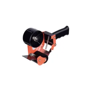 Deli Stationery Deli Packing Tape Dispenser 60mm × 220Y Smooth Tape Roller and Sharp Blade, Optimized Tape Positioning, Heavy Duty Pistol Grip, Ergonomic Handle E800