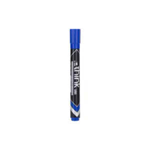 Deli Stationery Deli Whiteborad Marker Bullet 2.0mm Blue Japanese Acrylic Tips, Wipe-Able Ink on Non-Absorbent Surfaces, Non-Toxic Material EU00130