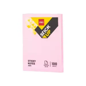 Deli Stationery Deli Sticky Notes 76mm x 101mm, 100 Sheets, Pack of 12 EA01403